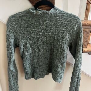 Women’s S Textured Teal Women's Top